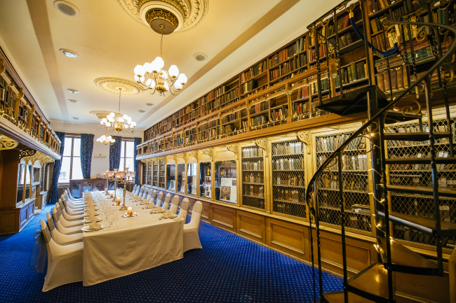 Lower Library set up by 1599